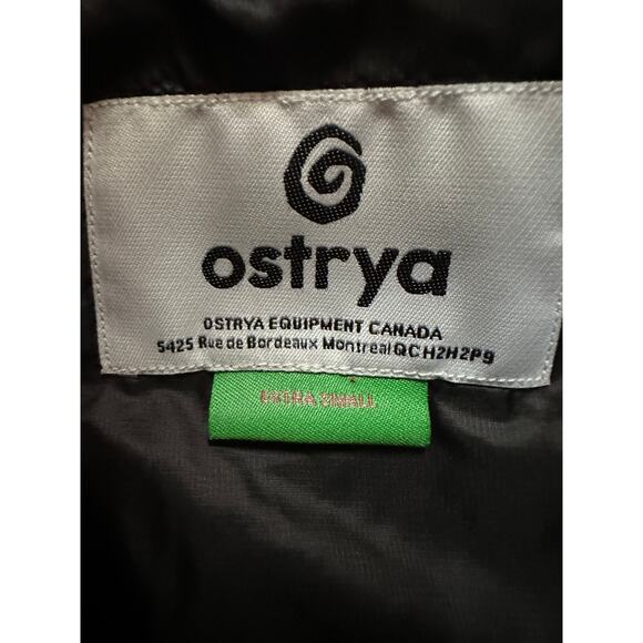 Ostrya Men's Black Full Zip Long Sleeve Torpid Down Puffer Jacket Sz Extra Small - Picture 4 of 4